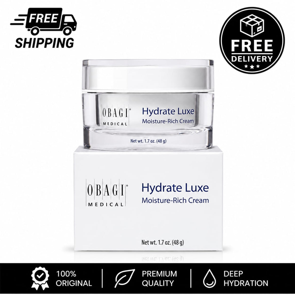 Obagi Medical Hydrate Luxe Moisture-Rich Cream 1.7 oz (48g) MY MODERN MART