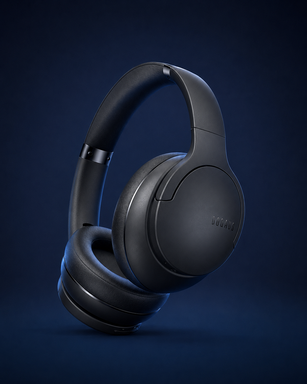Wireless over-ear headphones front view