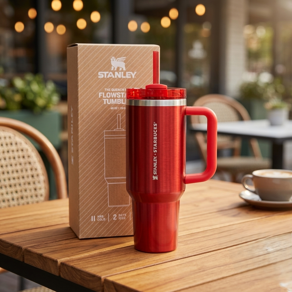 Stanley x Starbucks 40oz Quencher H2.0 Tumbler | Limited Holiday Red MY MODERN MART