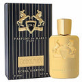 Gold Parfums de Marly bottle and packaging on a white background