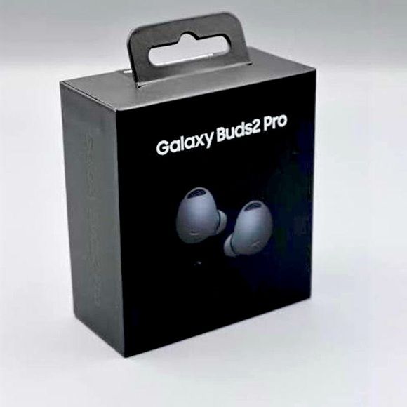 Samsung Galaxy Buds2 Pro wireless earbuds with charging case
