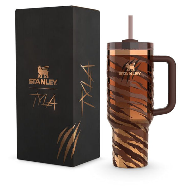 Stanley x Tyla Tyger 40oz Quencher in metallic bronze gradient