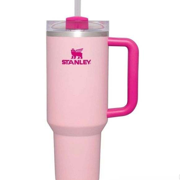 Stanley 40oz Quencher H2.0 tumbler in Flamingo Pink