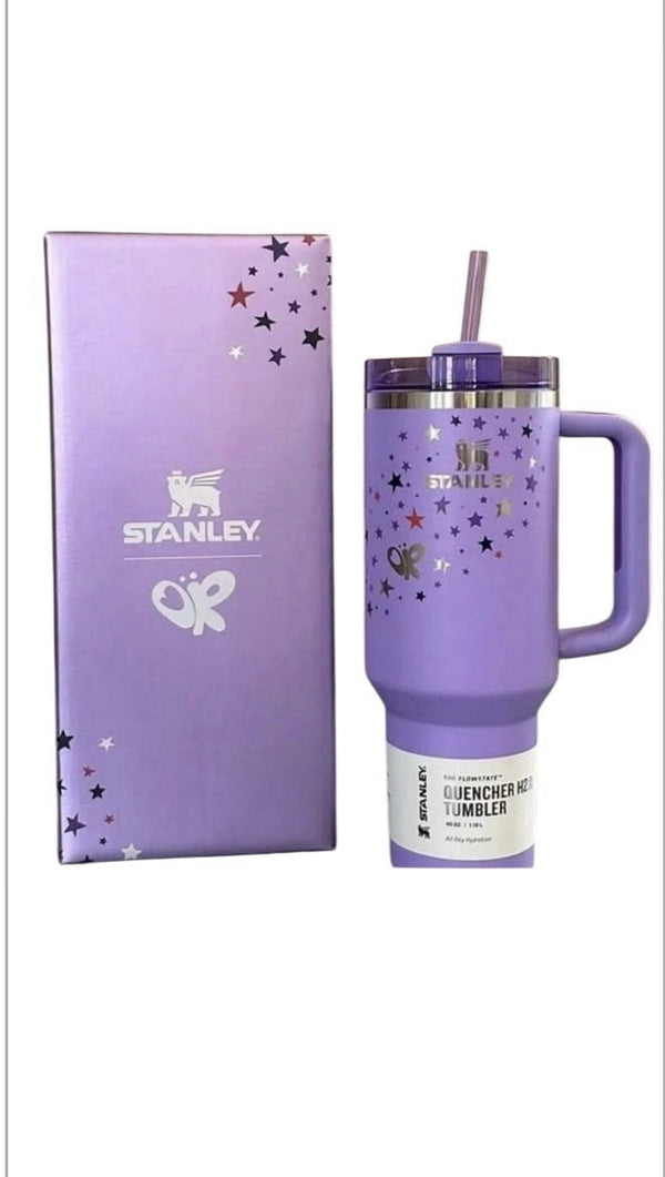 Stanley 40oz Quencher H2.0 tumbler in Purple Star
