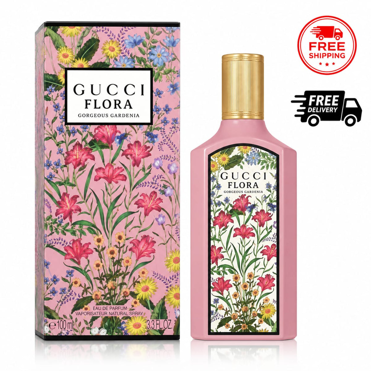 Gucci Flora Gorgeous Gardenia Eau de Parfum for Women 3.3 oz / 100 ml MY MODERN MART