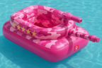 Inflatable Tank Pool Float with Water Cannon – Kids Ride-On Squirt Toy