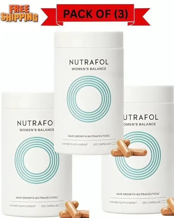 Nutrafol Women’s Balance Hair Growth Supplement – 120 Capsules (Pack of 3) | MY MODERN MART