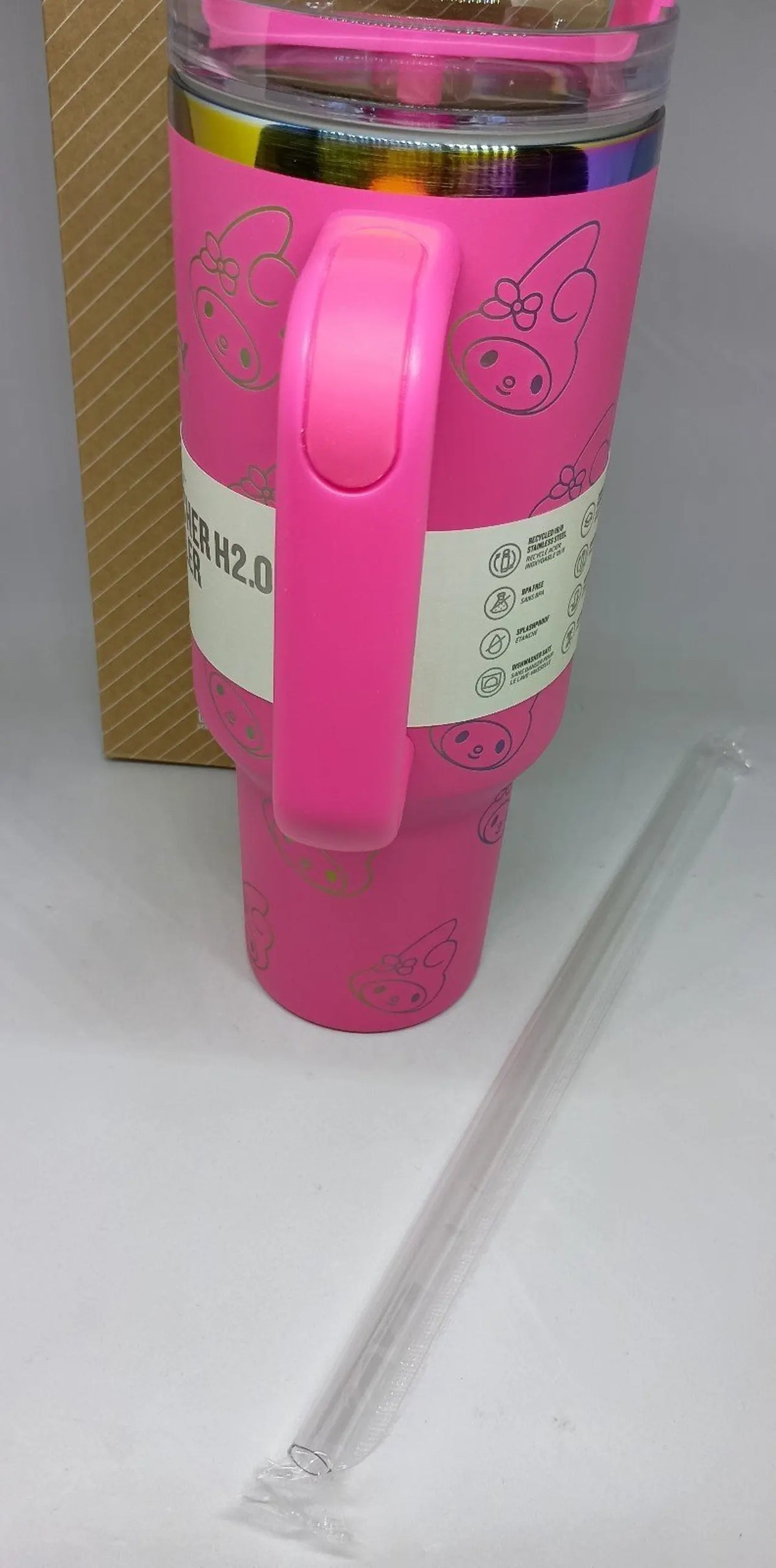 Stanley x Sanrio My Melody 40oz Quencher H2.0 Tumbler – Hot Pink MY MODERN MART