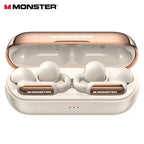 Monster Open AC601 open-ear wireless earbuds with charging case