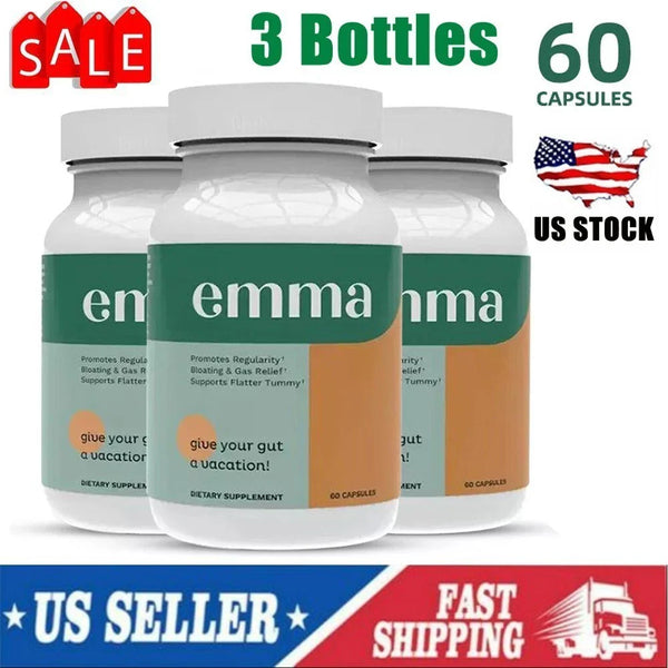 3 Pack Emma Relief Supplement Keto for Gut Bloating - 180 MY MODERN MART