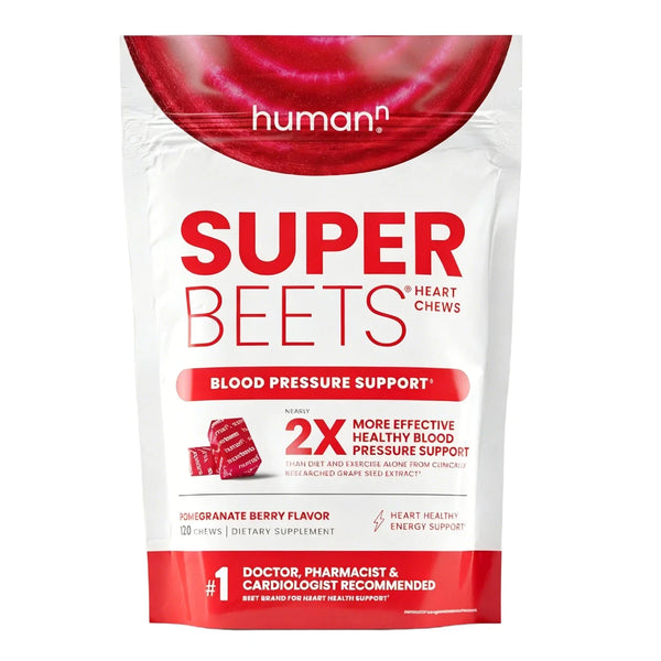 Humann SuperBeets Heart Chews: Beet Root Powder Support Energy Supplement,60pcs MY MODERN MART